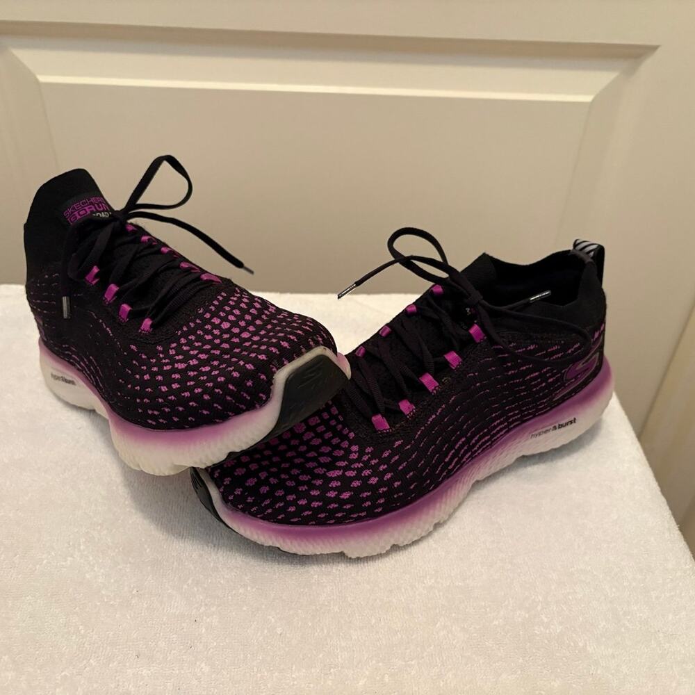 Sketchers Go Run MaxRoad 4 Hyper Foam Sneakers - … - image 2